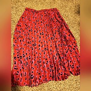 Halogen Leopard print skirt